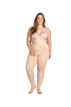 VBfLg Variant compression tights Beige – full cut-out view