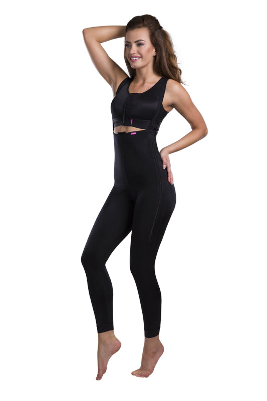 VB Comfort Ganzkörper-Kompressionsanzug Schwarz – Seitenansicht 1000x1000 Amazon 