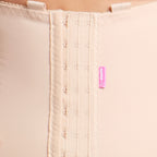VF Variant Kompressionsanzug Beige – Detailansicht Bauch und Verschluss 
