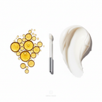 Anti-ageing set textures – Preventive Serum and Barrier Cream in detail