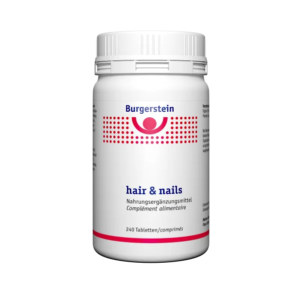 Burgerstein Hair & Nails 240 Tabletten – Nahrungsergänzungsmittel für Haare und Nägel